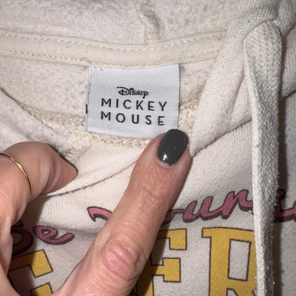 💥SALE💥Disney Cream Hoodie with Mickey Mouse Graphic